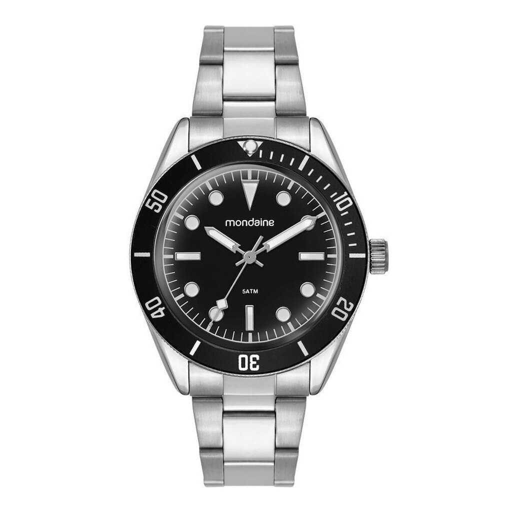 Relogio Mondaine Masculino Ref: 33038g0mvne1 Casual Prateado