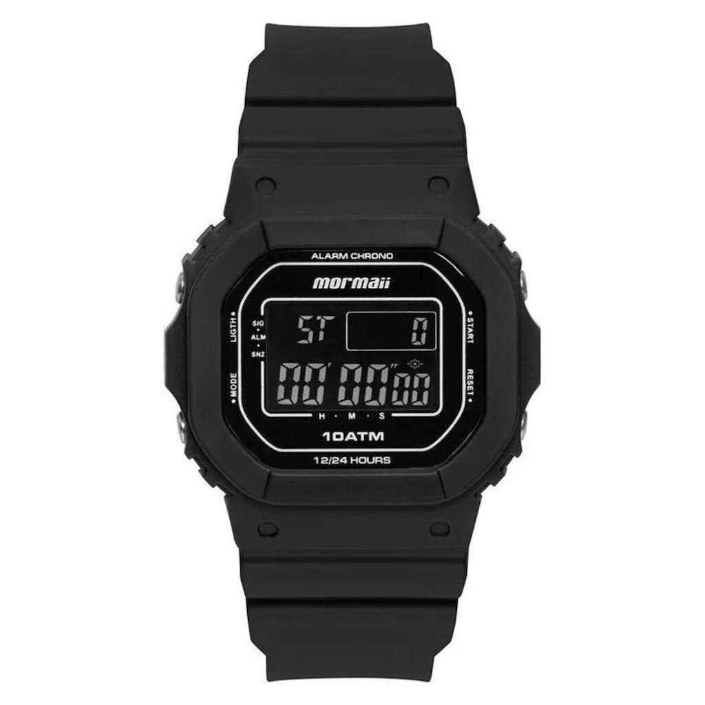 Relogio Mormaii Digital Pulseira Preta MO0300JB/8P
