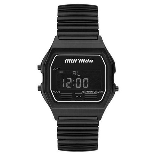 Relógio Mormaii Feminino Vintage Mojh02aw/4p - Preto Menor preço em Relógio Mormaii Feminino Vintage Mojh02aw/4p - Preto