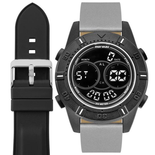 Relógio Mormaii Interestelar Masculino - Prata Menor preço em Relógio Mormaii Interestelar Masculino - Prata