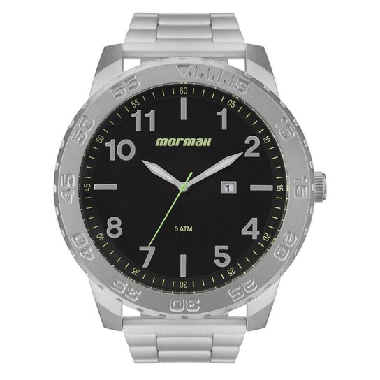 Relógio Mormaii Masculino Art - MO2115BD/1P MO2115BD/1P - Prata Menor preço em Relógio Mormaii Masculino Art - MO2115BD/1P MO2115BD/1P - Prata