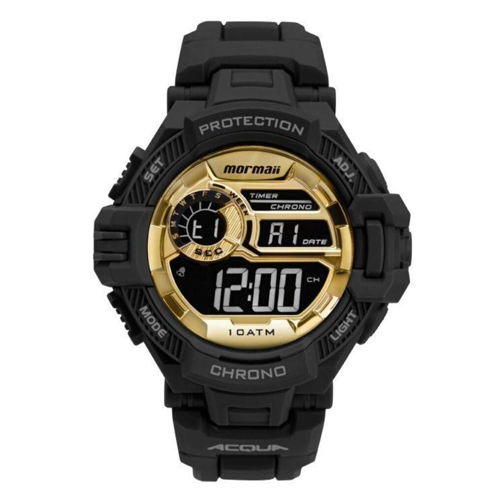 Relógio Mormaii Masculino Digital MO1134AC/8D Preto