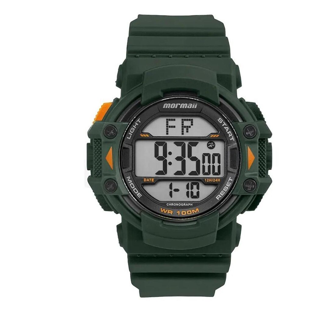 Relógio Mormaii Masculino Digital Wave Verde - MO230200/8V