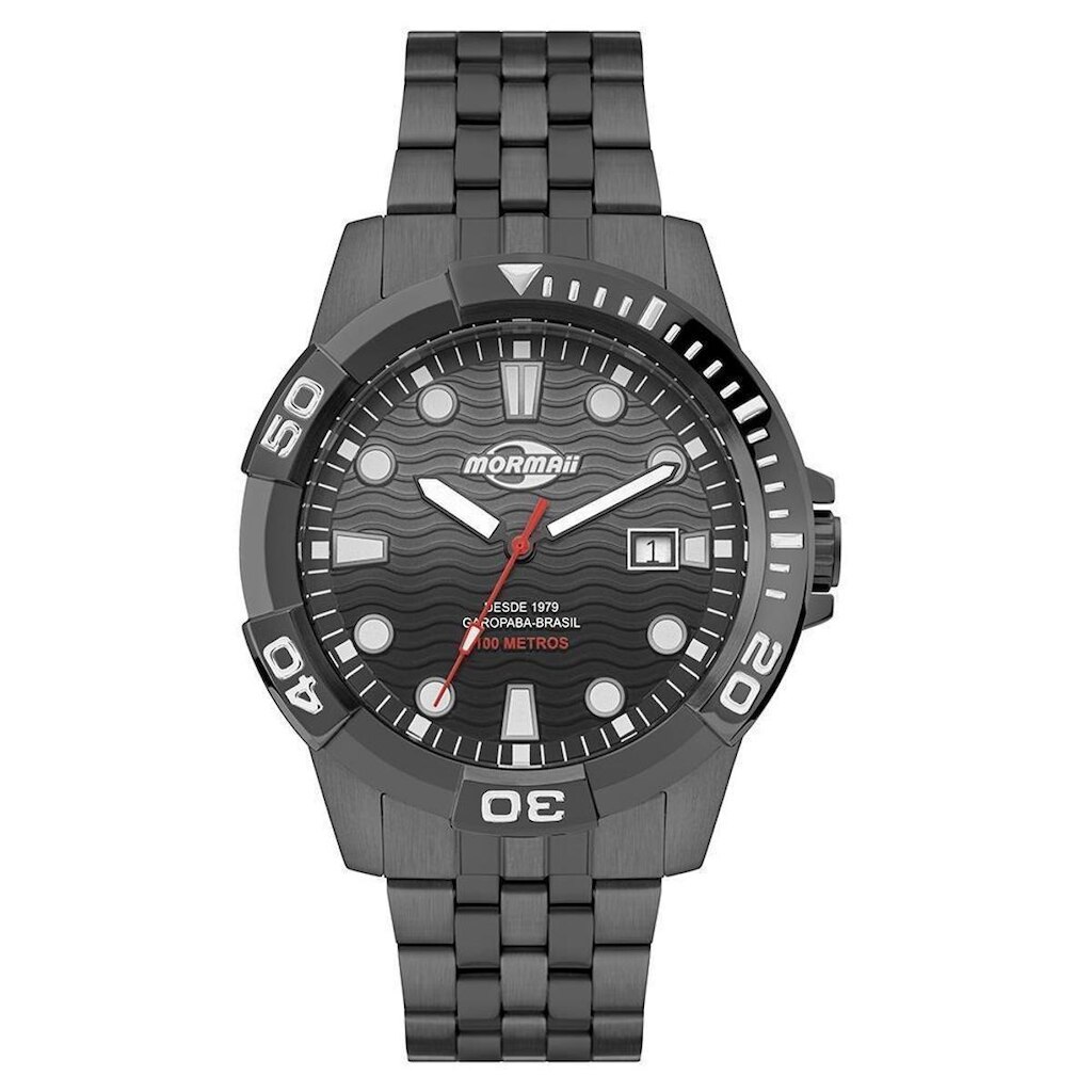 Relógio Mormaii Masculino Steel Basic Grafite - MO2317AL/1C