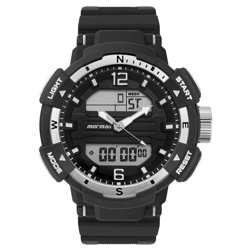 Relógio Mormaii Masculino Wave Preto - MOBJ4097/8K