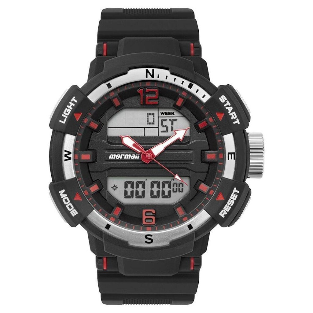 Relógio Mormaii Masculino Wave Preto - MOBJ4097/8R