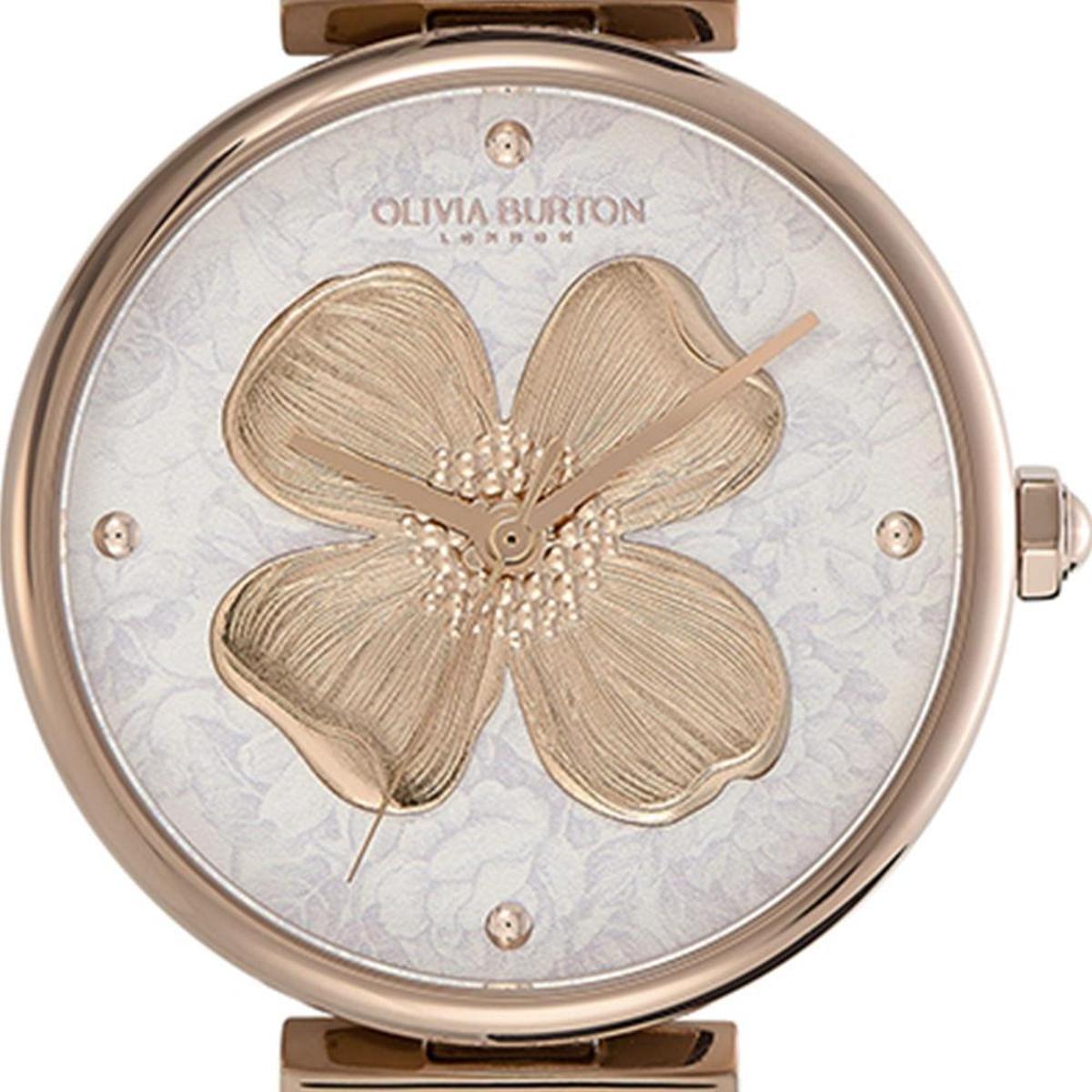 Relógio Olivia Burton Feminino Couro Rosa 24000094 - Rosa | Netshoes