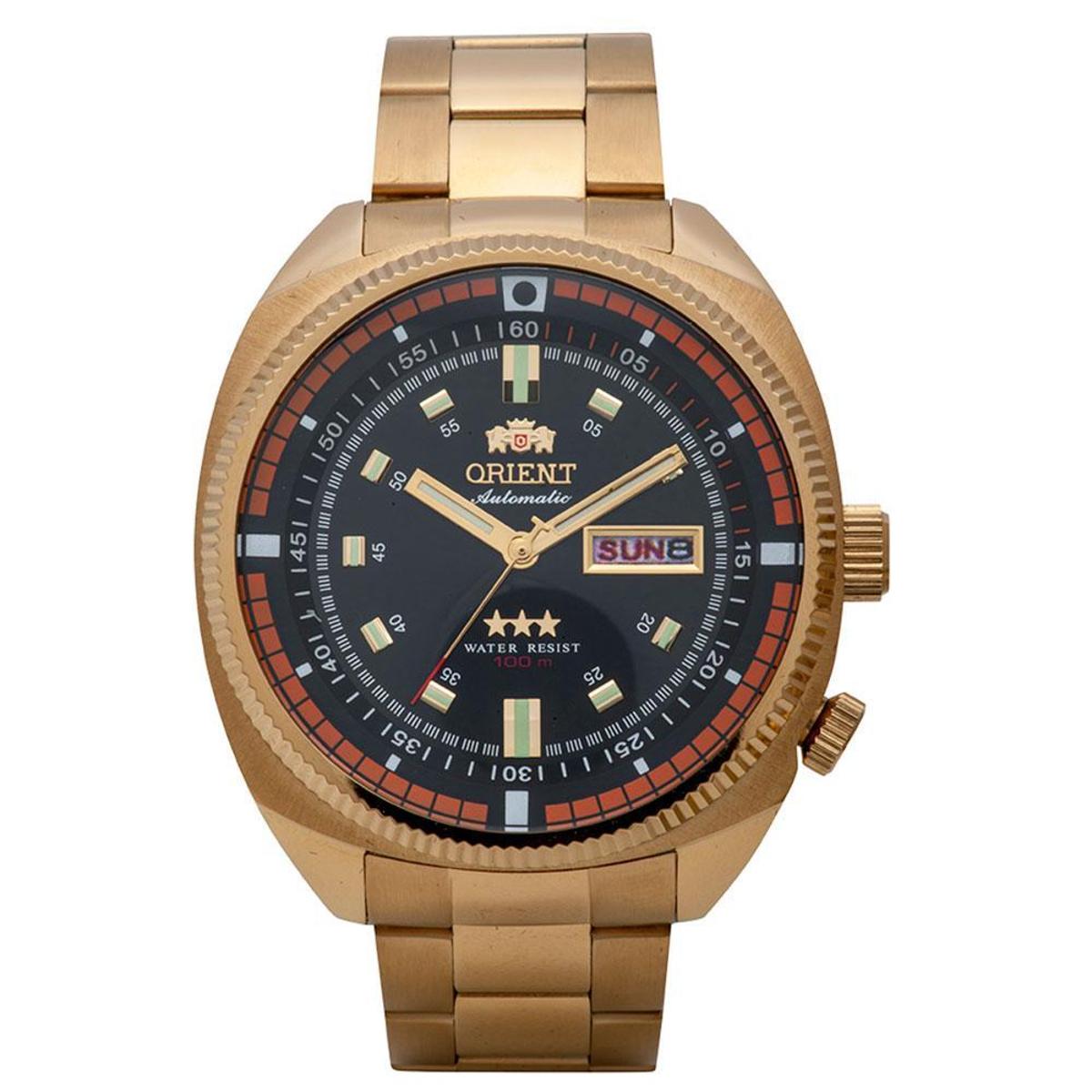 Relógio Orient Automático Masculino F49GG002 P1KX Dourado - Dourado ...