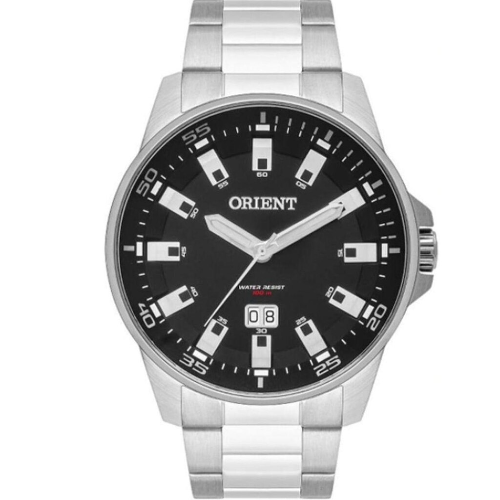 Relógio Orient Masculino Analógico Prata - MBSS1402 P1SX