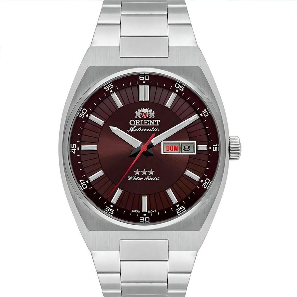 Relógio Orient Masculino Automático 469SS087NH N1SX Prata