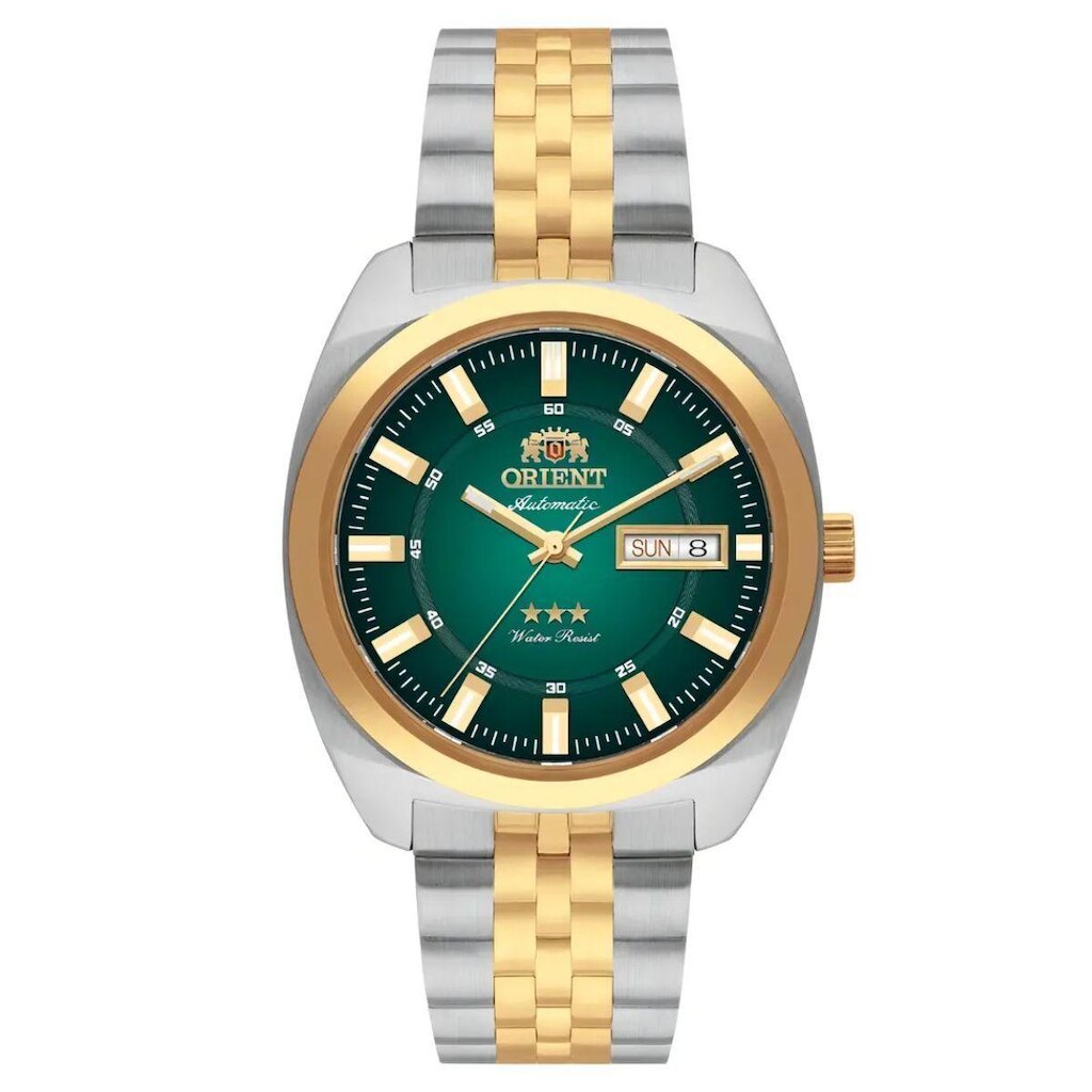 Relógio Orient Masculino Automático YN6TT005 E1SK Prata