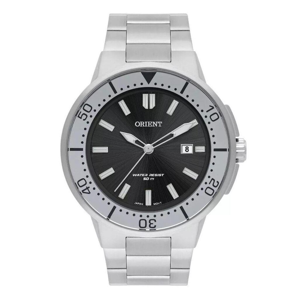 Relógio Orient Masculino Prata MBSS1465 P1SX