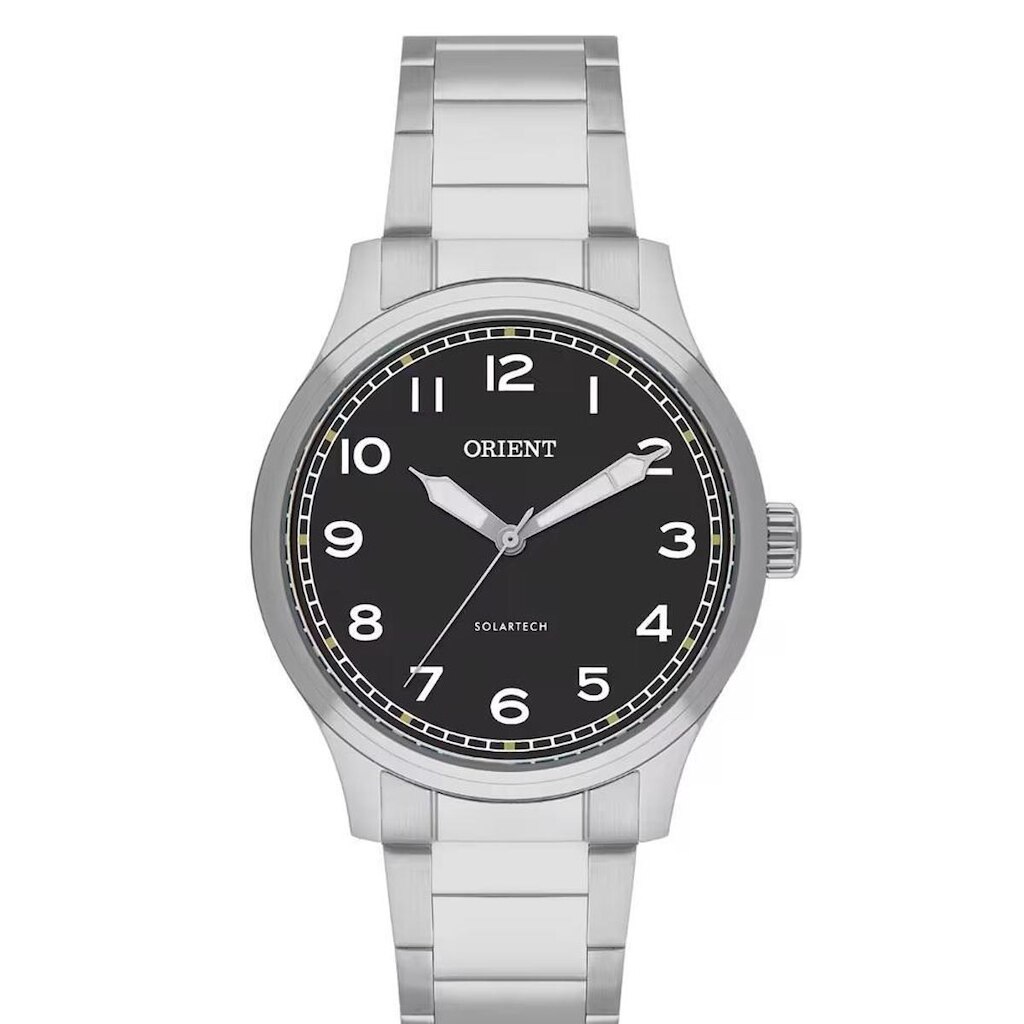 Relógio Orient Masculino Ref: Mbss0018 P2sx Casual Solar Prateado