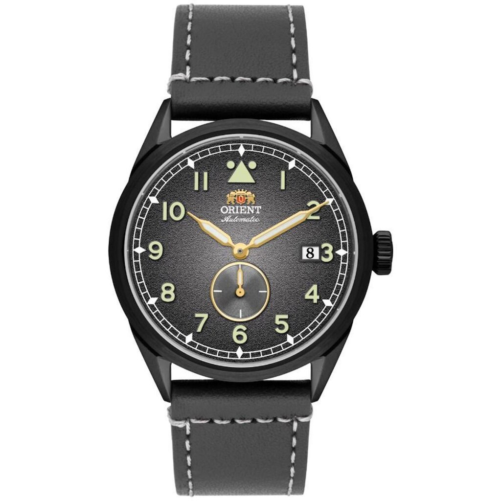 Relógio Orient Masculino Ref: Yn6pc031 G2px Automático Black