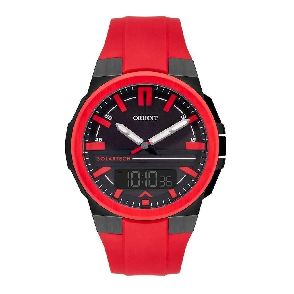 Relógio Orient Masculino Solar Tech Anadig MTSPA004 P1VX