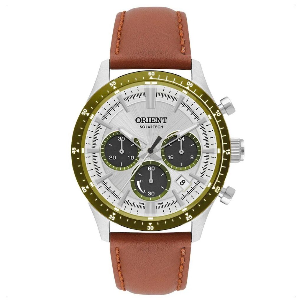Relógio Orient Masculino SolarTech MBSCC065 S1MX Prata