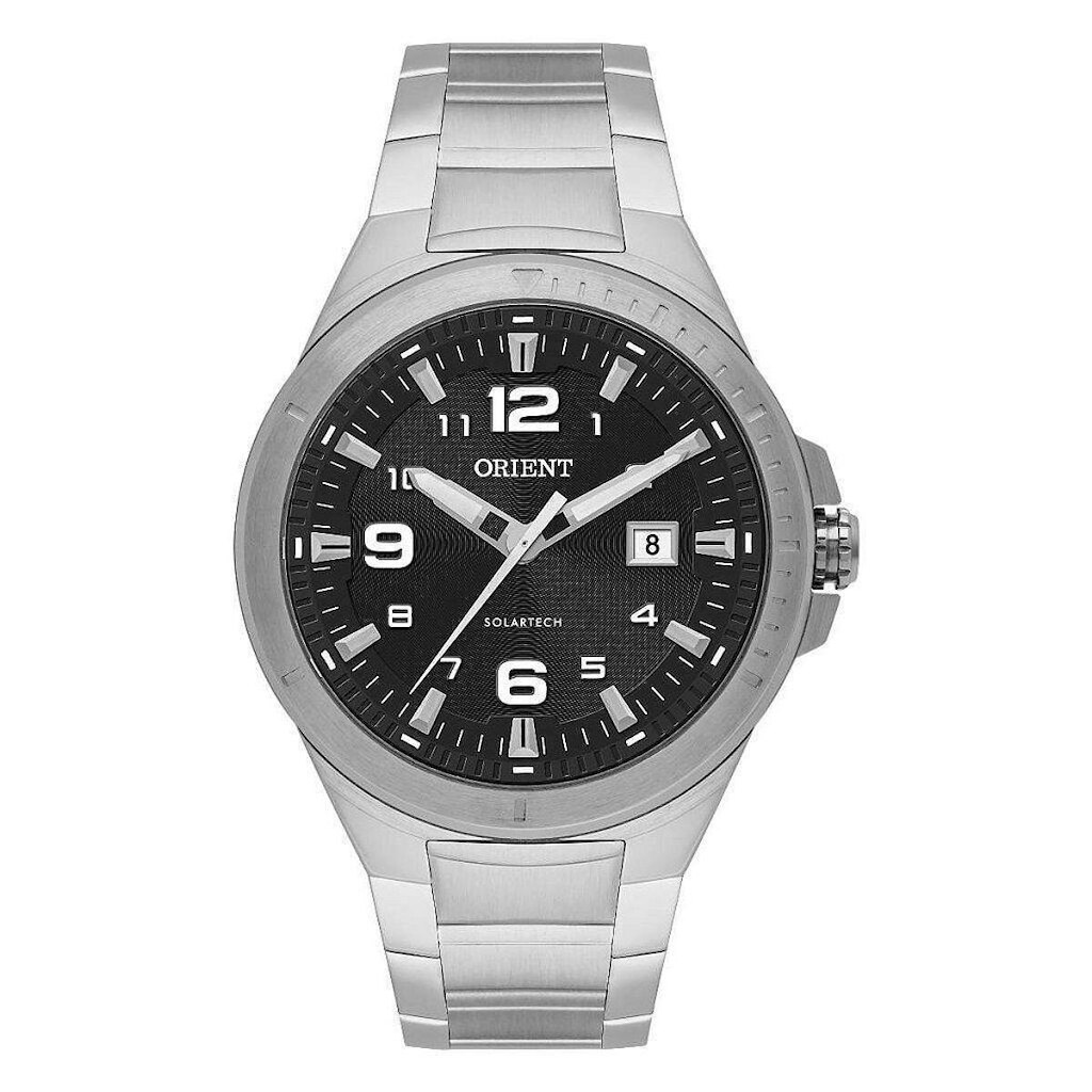 Relógio Orient Masculino Solartech Prata – MBSS1533 P2SX