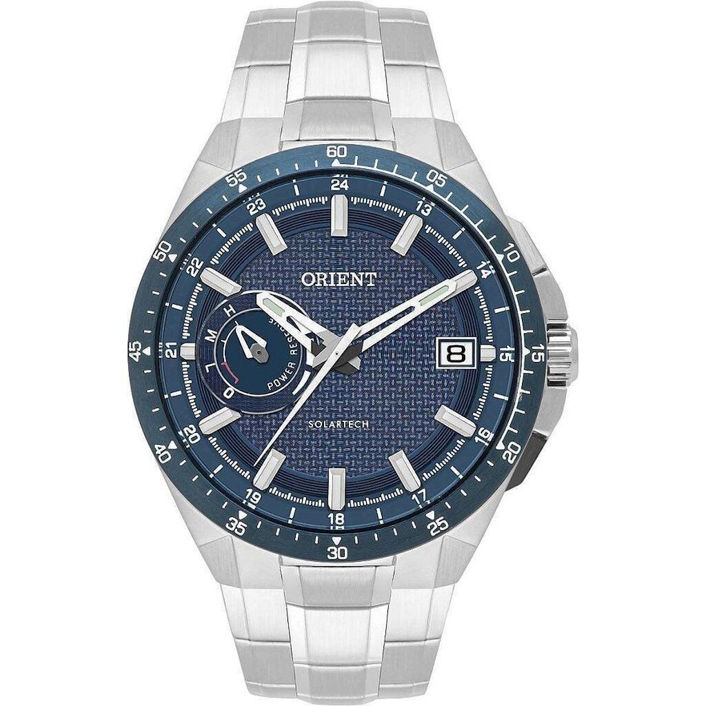Relógio Orient Masculino Solartech Prata – MBSS1536 D1SX