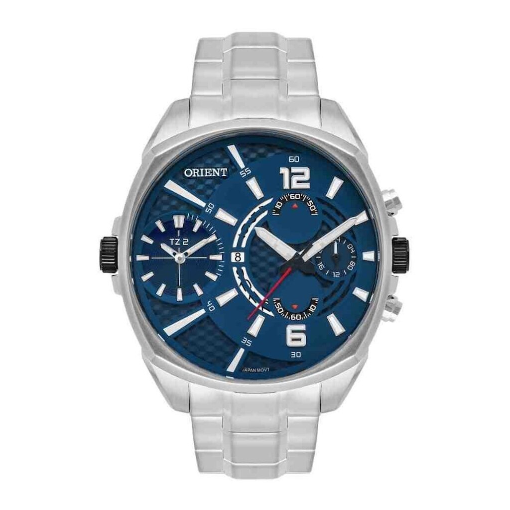 Relógio Orient Prata Masculino MBSST004 D2SX