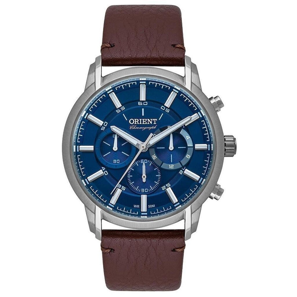 Relógio Orient Sport MBSCC055 Azul Marrom