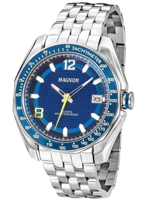 Relógio Original Magnum Prateado de Pulso Masculino