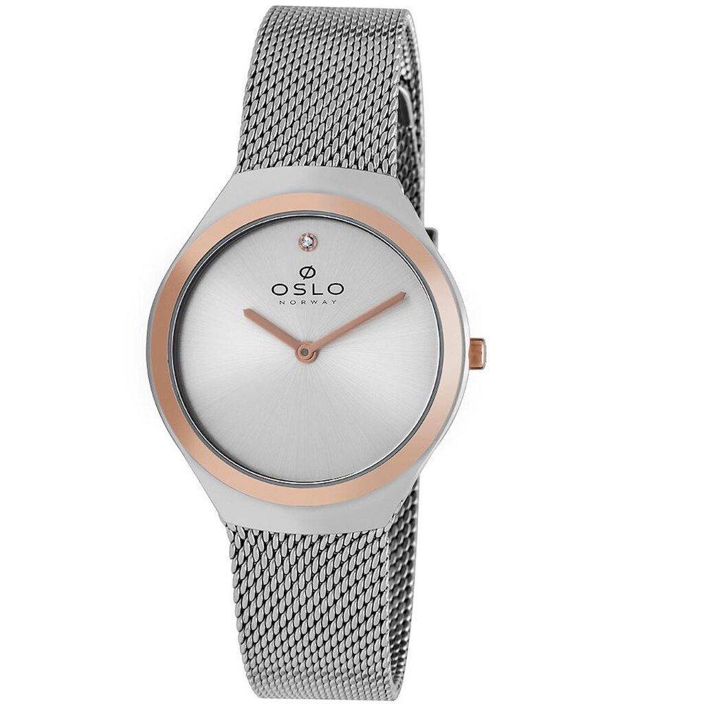 Relógio Oslo Feminino Slim OFTSSS9T0039 S1SX Pulseira Mesh