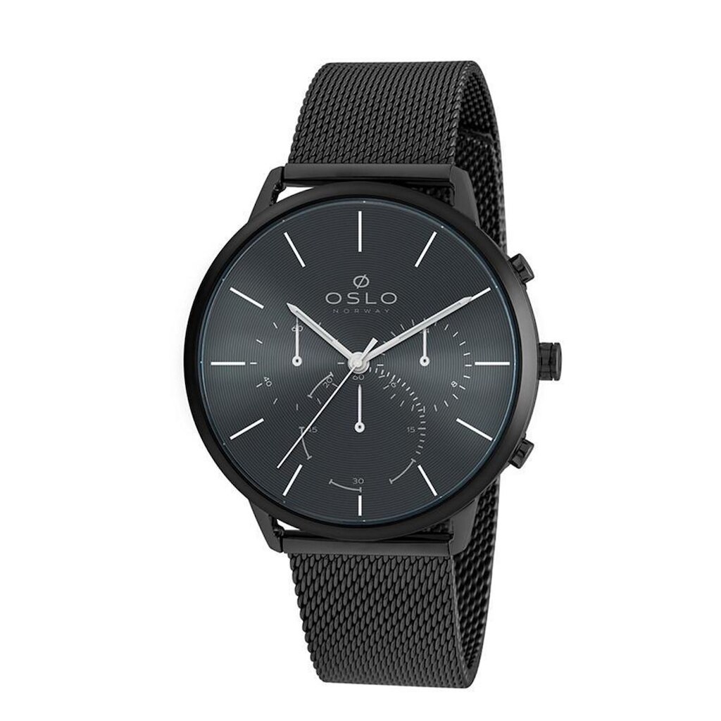 Relógio Oslo Ppx Slim Cronógrafo Black