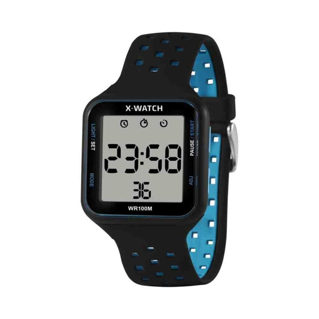 Relógio Preto e Azul Masculino X-Watch Xport XGPPD179W