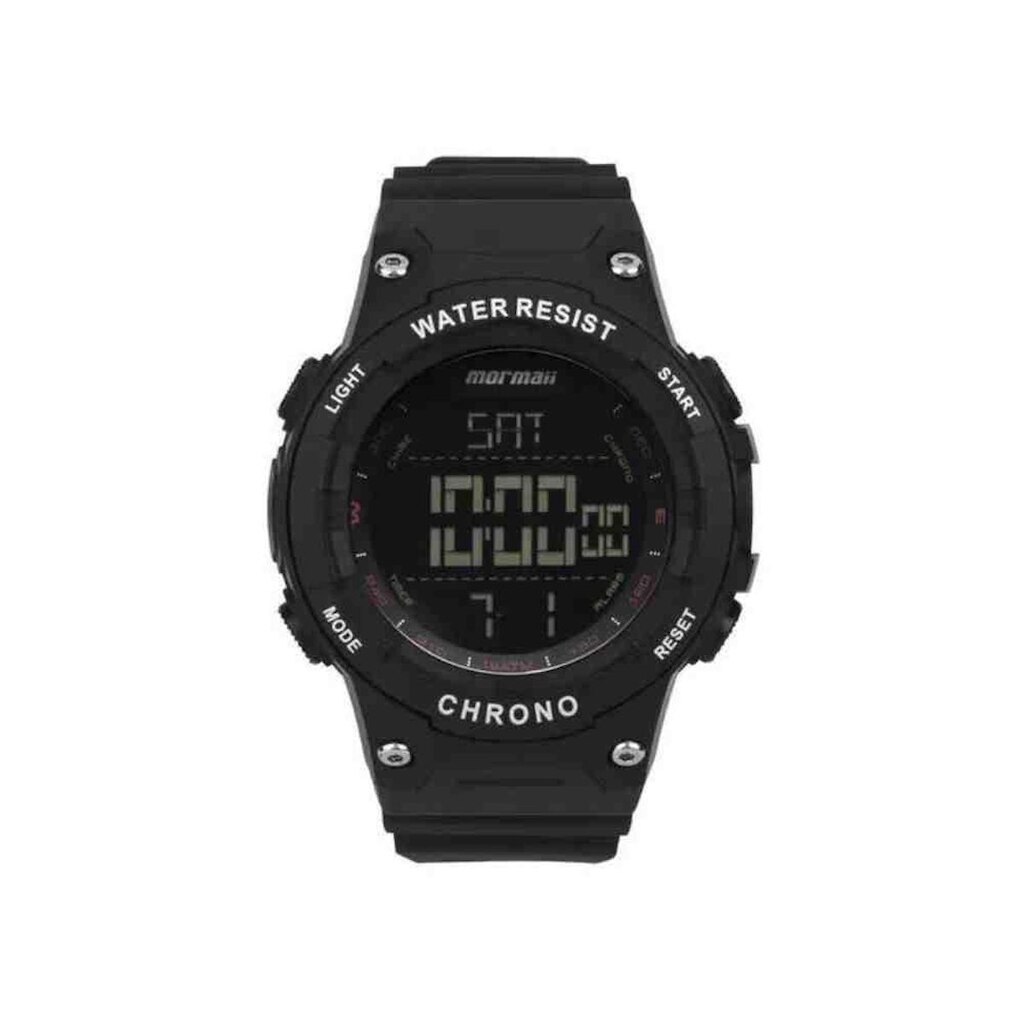 Relógio Preto Masculino Mormaii MO11700/8P