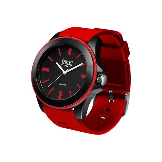 Relógio Pulso Everlast Masculino Analógico Estilo E7211 - Vermelho Menor preço em Relógio Pulso Everlast Masculino Analógico Estilo E7211 - Vermelho