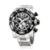 Relógio Pulso Everlast Masculino Cronógrafo Aço E597 - Preto+Branco