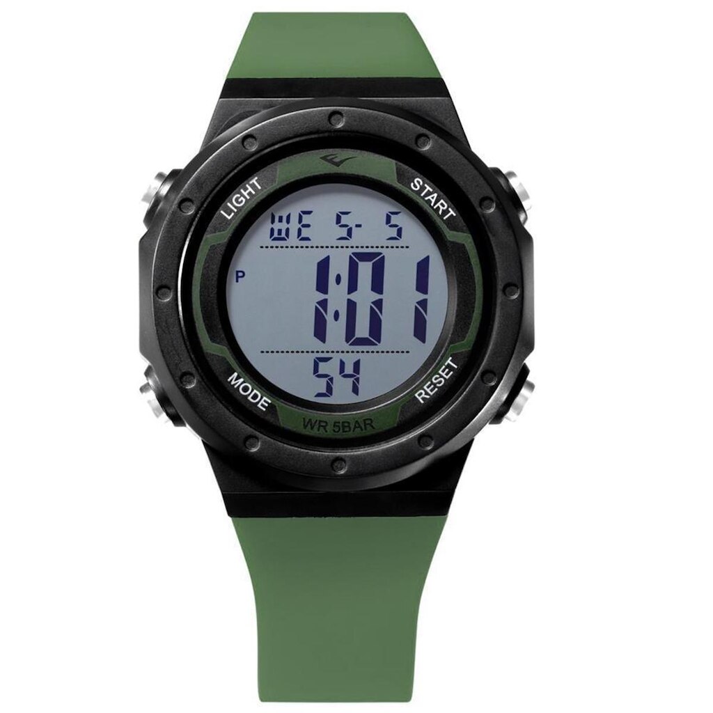 Relógio Pulso Masculino Everlast Digital Pulseira Ajustável