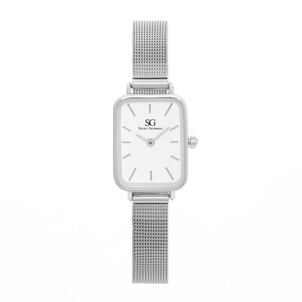 Relógio Saint Germain Brand Square Harlem Silver Feminino
