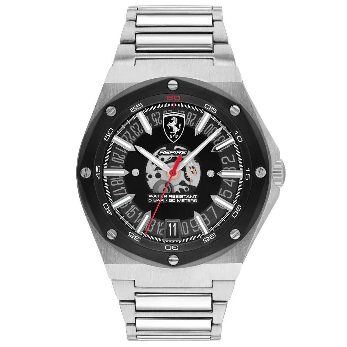 Relógio Scuderia Ferrari Masculino Aço 830846 - Prata | Netshoes
