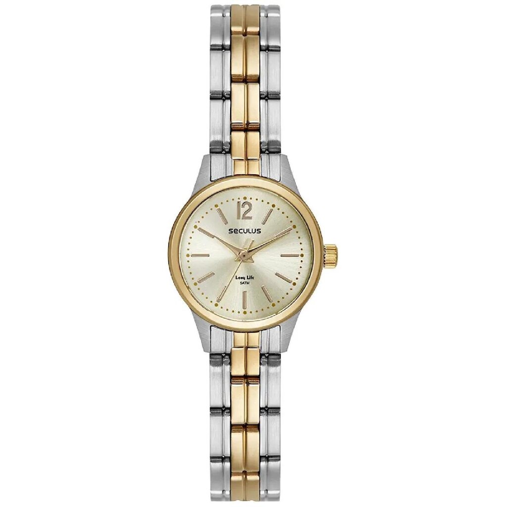 Relógio Seculus 44195LPSVBA2 Feminino 22mm Aço Inox com Bolsa