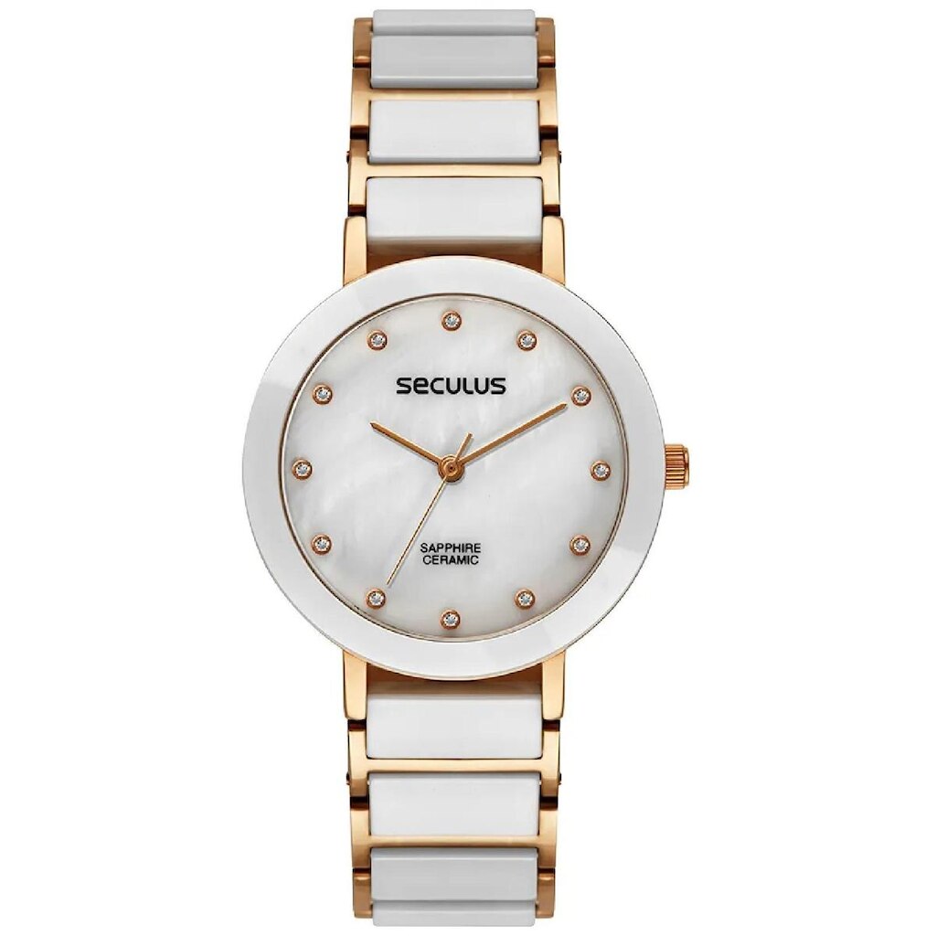 Relógio Seculus 77228LPSVRQ3 Feminino 23mm Cerâmica