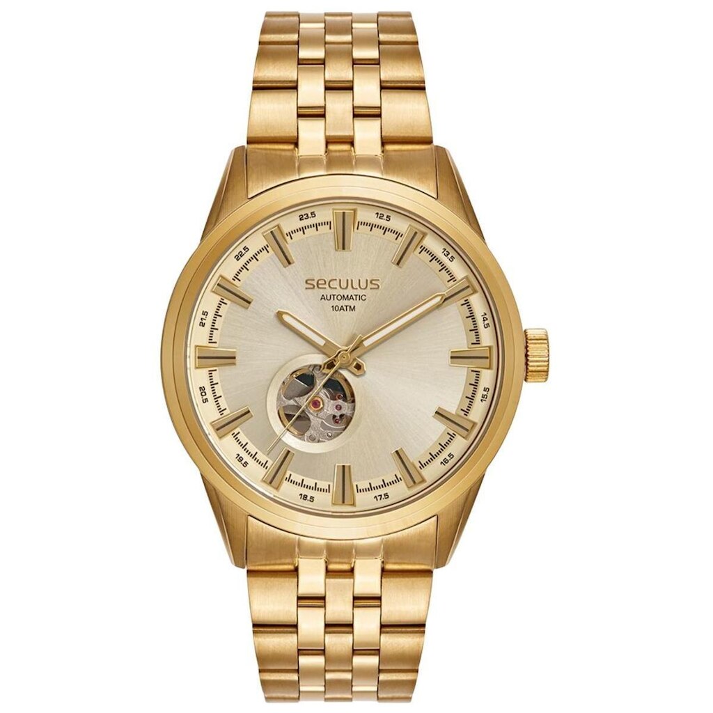 Relógio Seculus Automático 44329GPSVDA1 Dourado