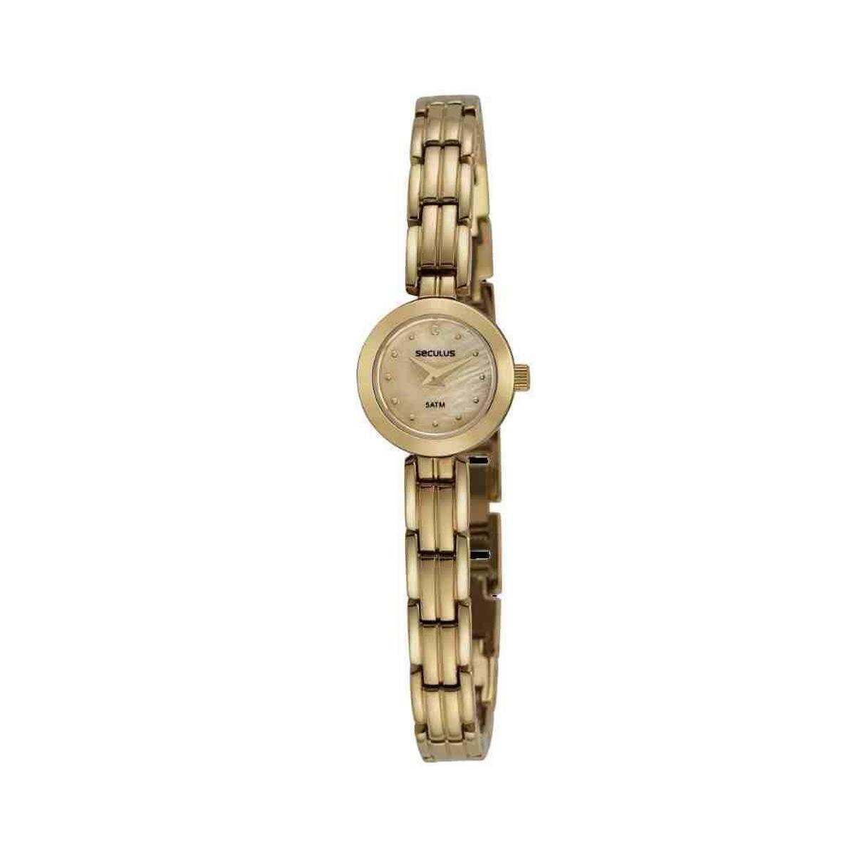Relógio Seculus Classic Dourado Feminino 23690LPSVDA2 - Dourado | Netshoes