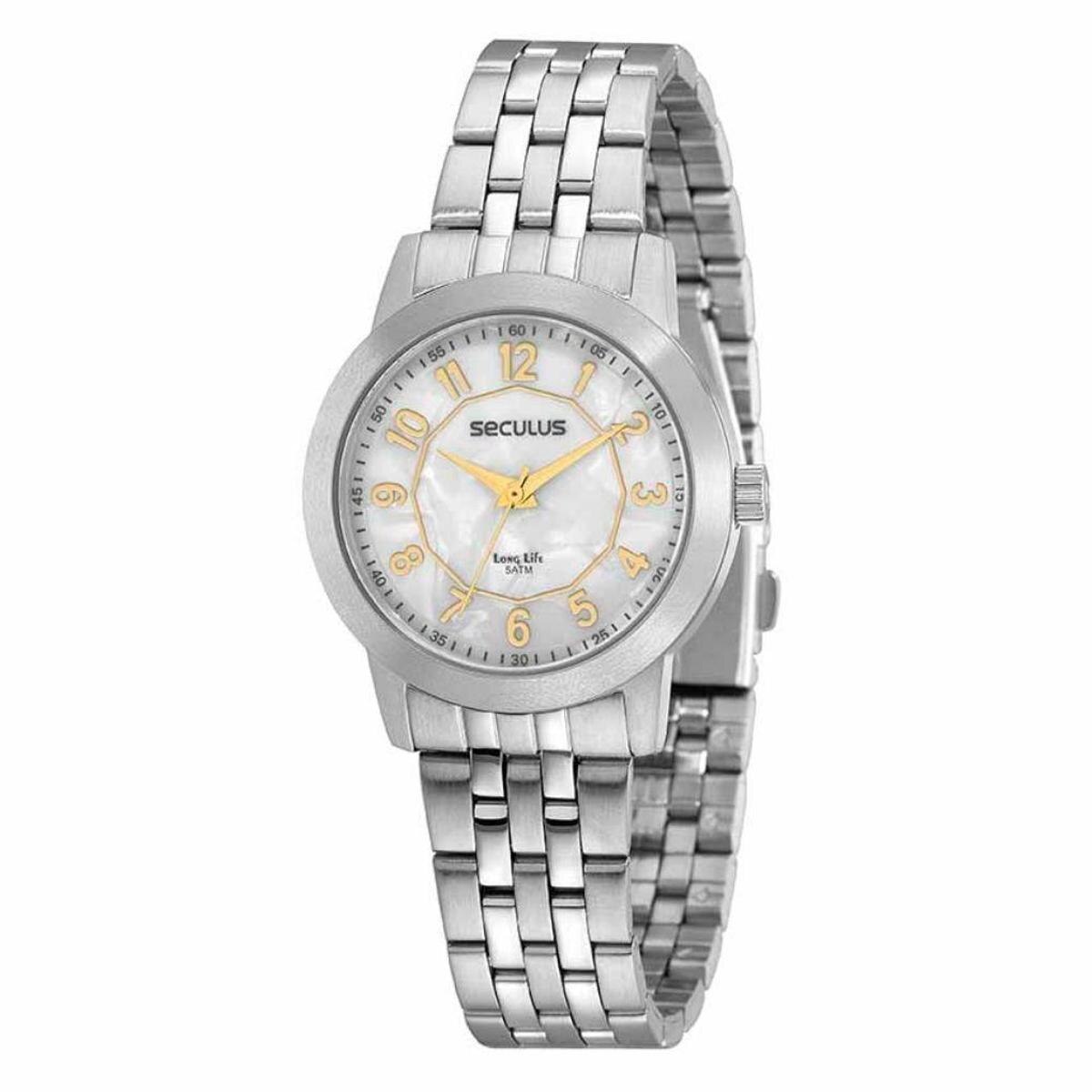 Relógio Seculus Feminino Analogico 20978L0SVNA2 - Incolor | Netshoes