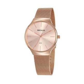 Relógio Seculus Feminino Rosé 77057LPSVRS1