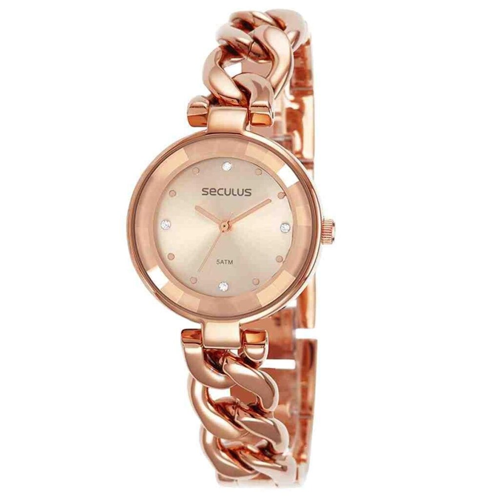 Relógio Seculus Feminino Rosé 77100LPSVRS2