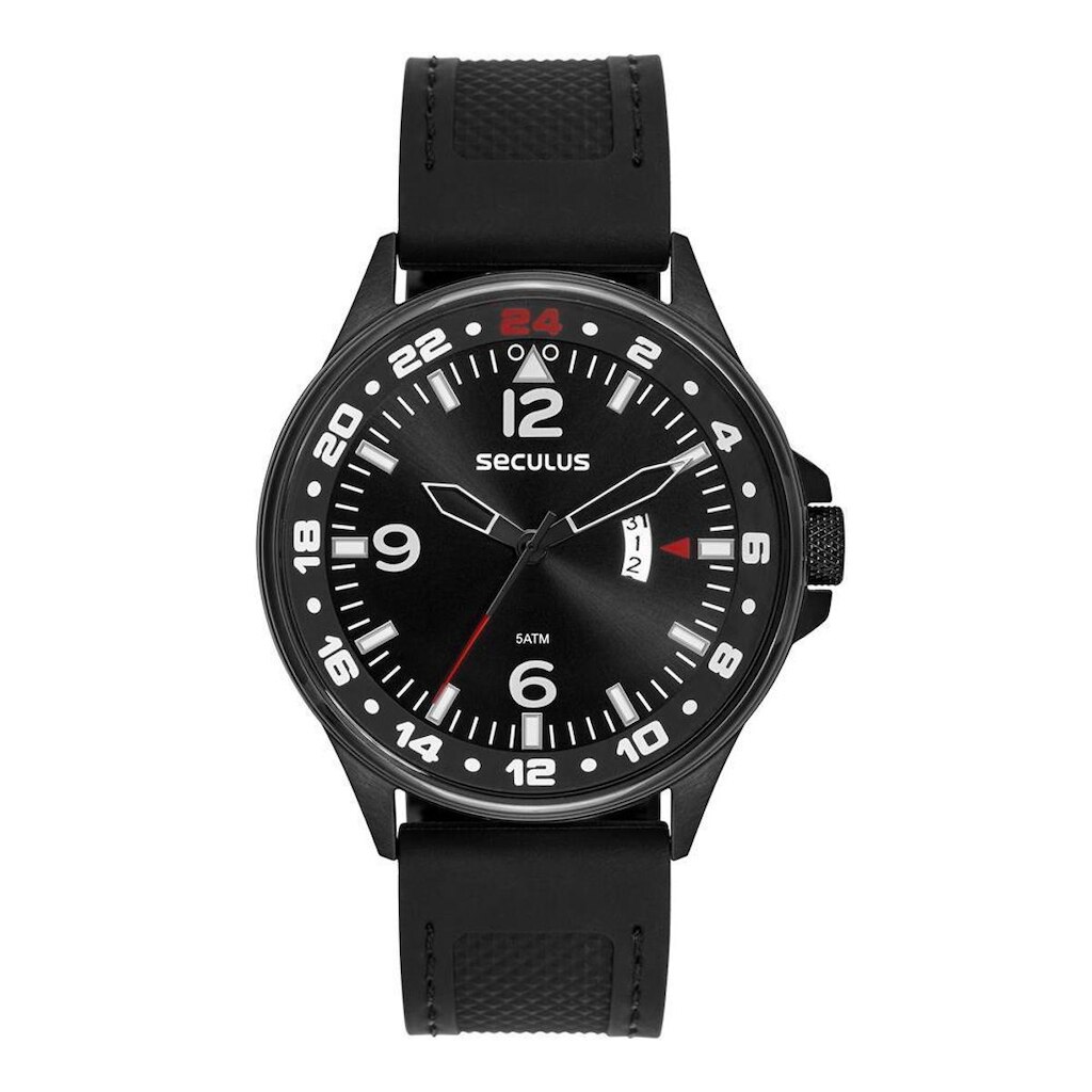 Relógio Seculus   gpsvpu Esportivo Black