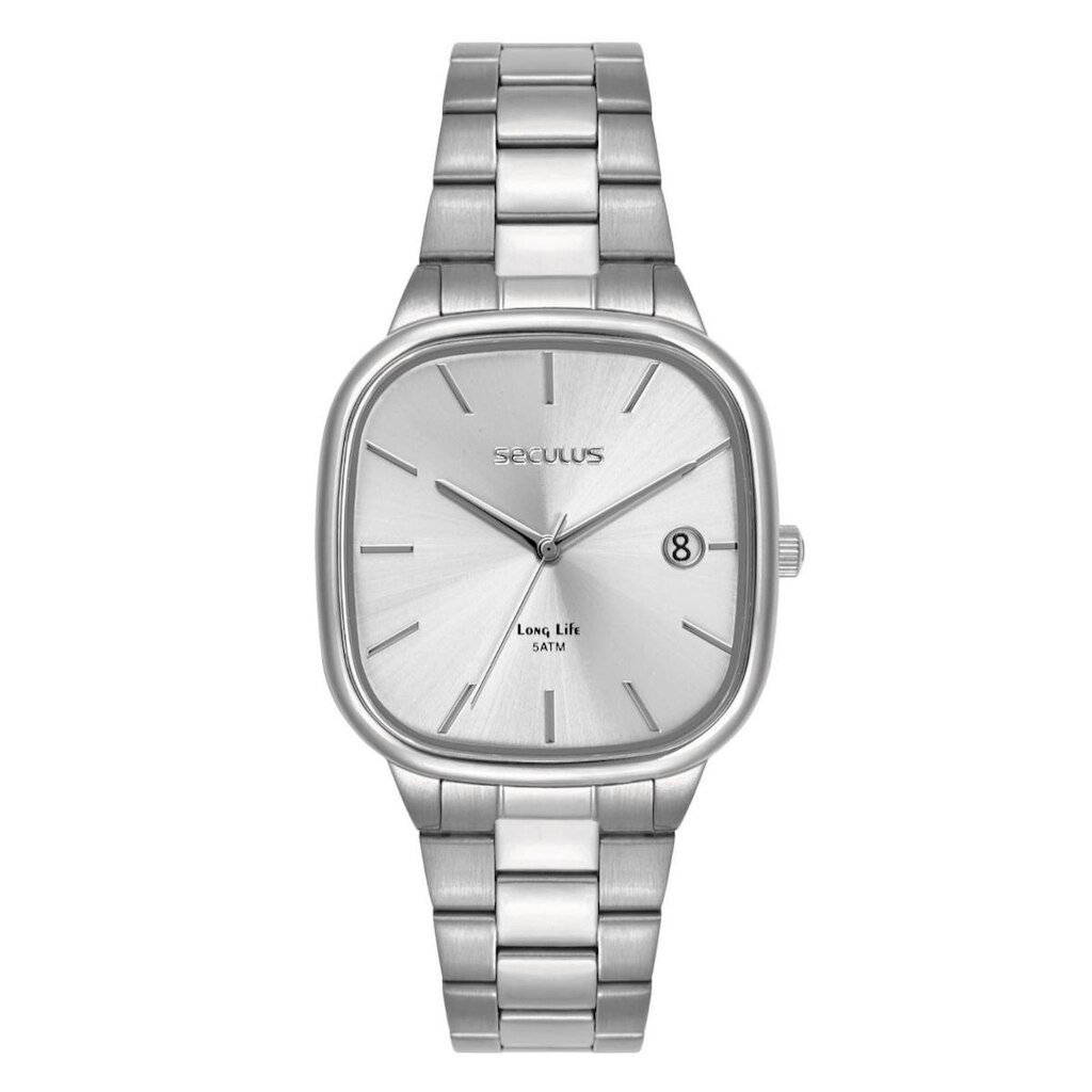 Relógio Seculus Long Life 77335G0SVNA1 Prata