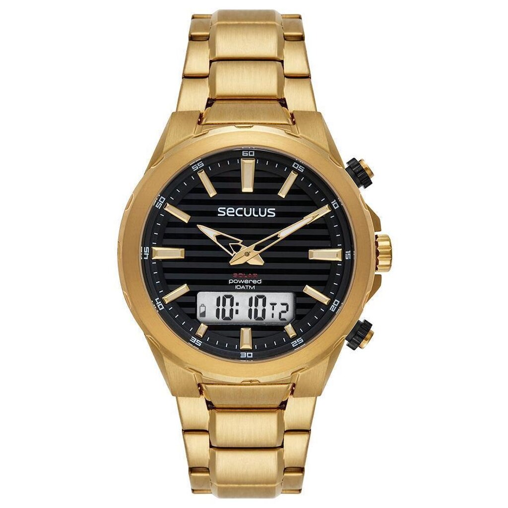 Relógio Seculus Masculino Anadigi 77292GPSVDA2 Solar