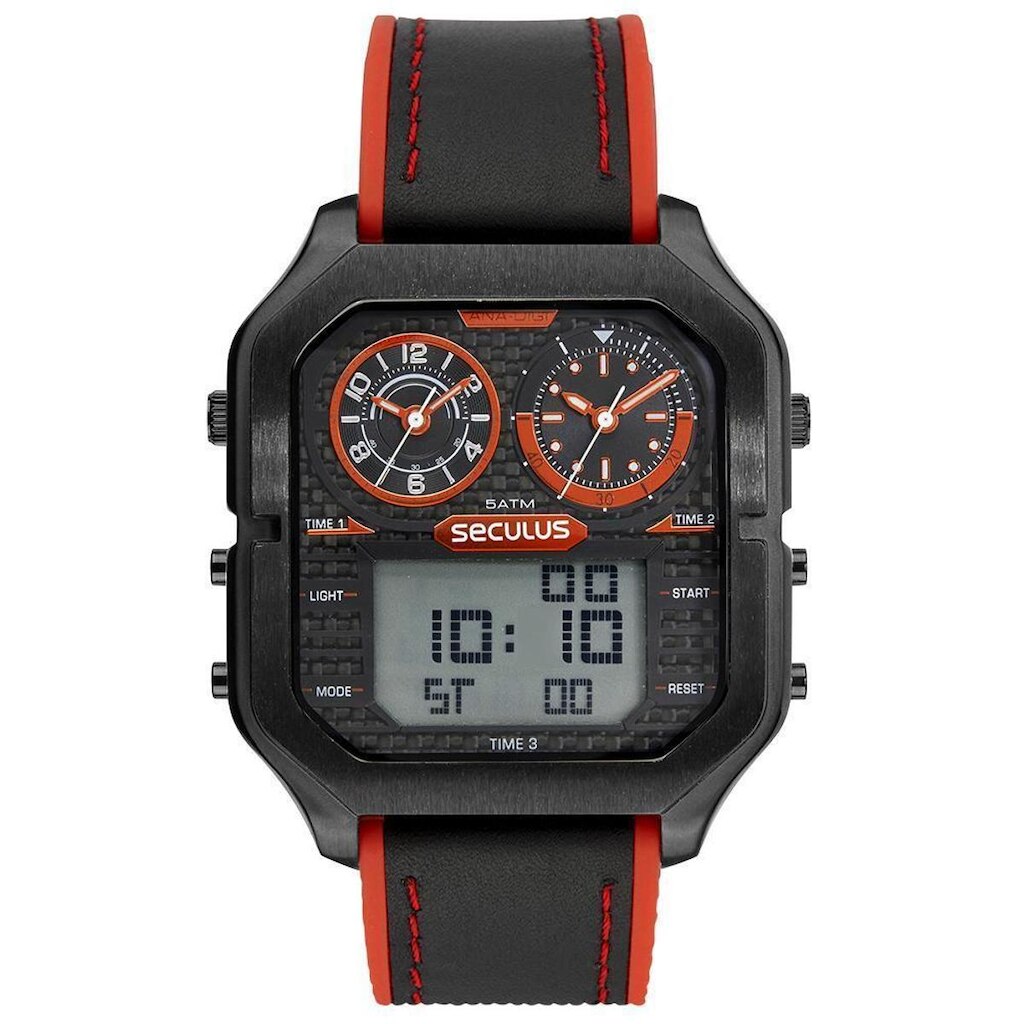 Relógio Seculus Masculino Anadigi 77304GPSVPU3