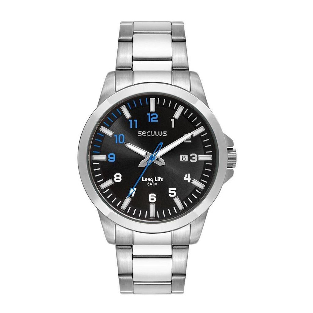 Relógio Seculus Masculino Ref: 44321g0svna2 Casual Prateado