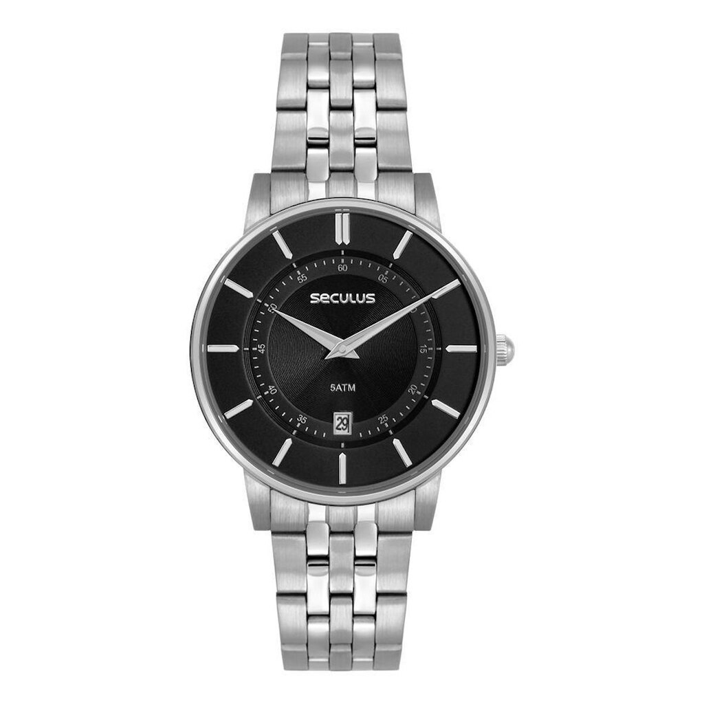 Relógio Seculus Masculino Ref: 44358g0svna2 Slim Prateado