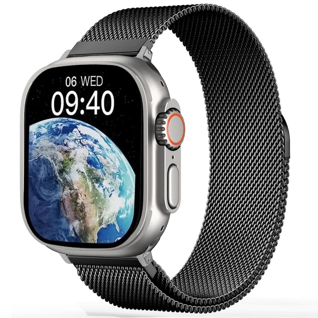 Relógio Smart Watch Ultra Serie 2 Resistente água Ios e Android + Pulseira Milanesa