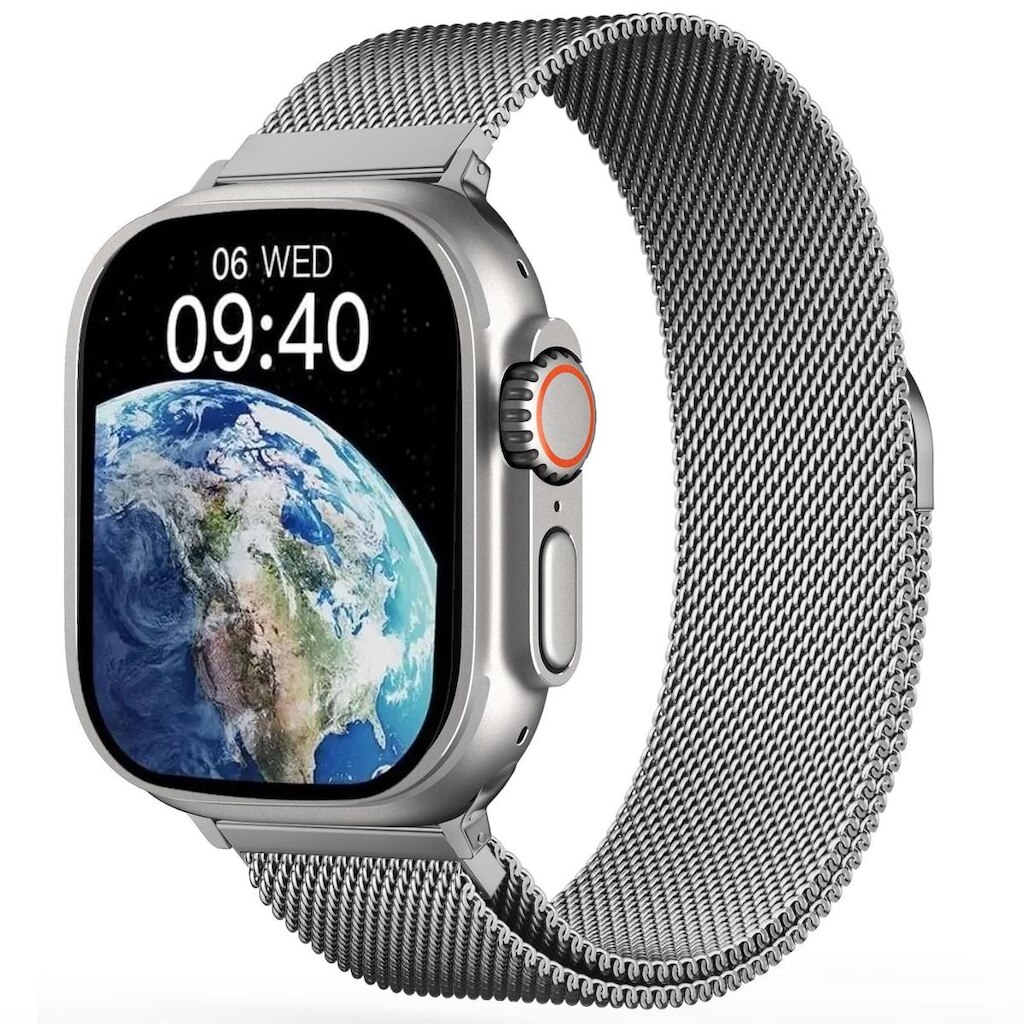 Relógio Smart Watch Ultra Serie 3 Resistente água Ios e Android + Pulseira Milanesa
