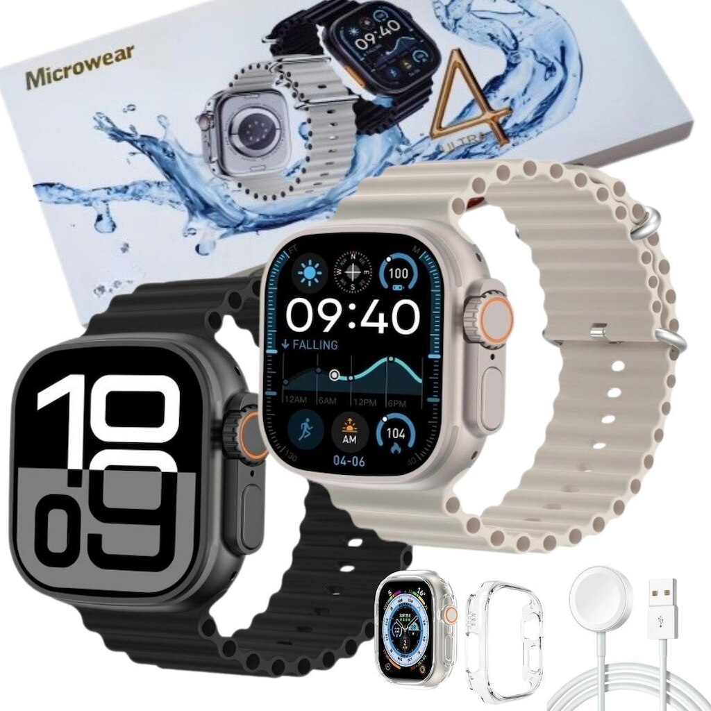 Relogio Smart Watch Ultra U4 Tela Amoled ChatGpt Gps